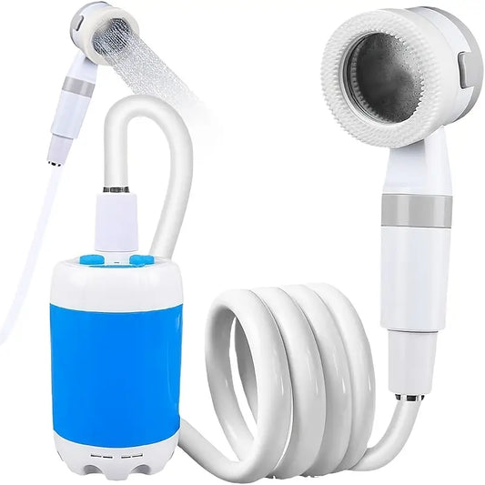 [Portable Shower] Portable Shower Pump, Rechargeable Camping Shower